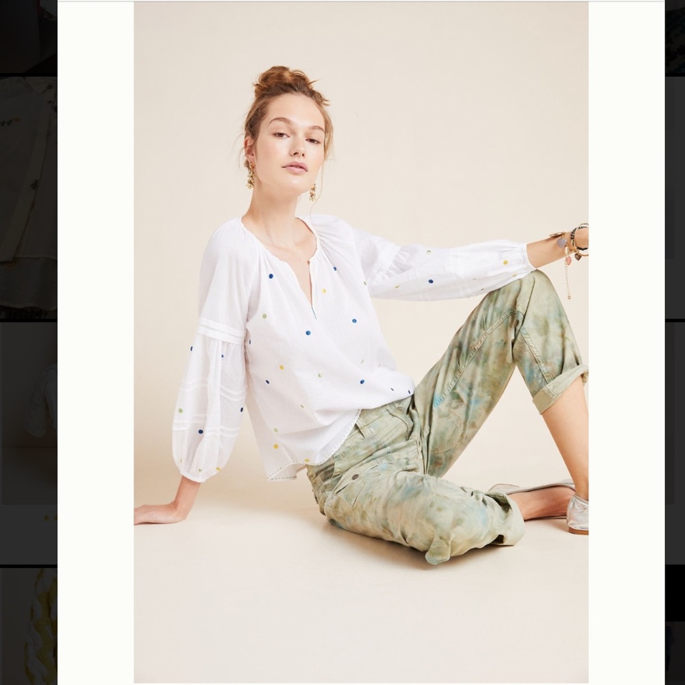 Velvet by Graham & Spencer Dori Embroidered Blouse
